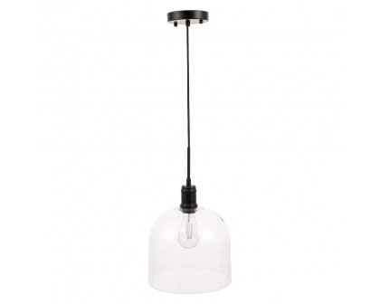 Elegant Pendant Light - Black, L 10" (LD6213BK)