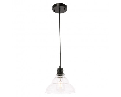 Elegant Pendant Light - Black, L 8.5" (LD6216BK)