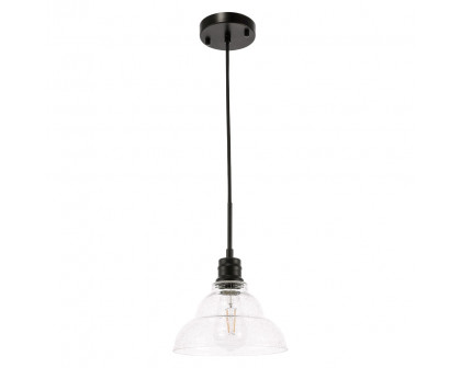 Elegant Pendant Light - Black, L 8.5" (LD6216BK)