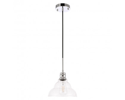 Elegant Pendant Light - Chrome, L 8.5" (LD6217C)