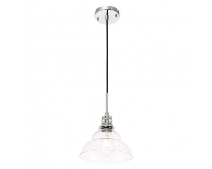 Elegant Pendant Light - Chrome, L 8.5" (LD6217C)