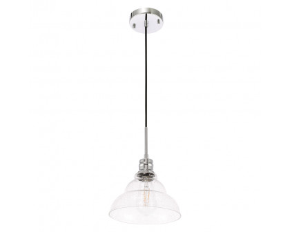 Elegant Pendant Light - Chrome, L 8.5" (LD6217C)