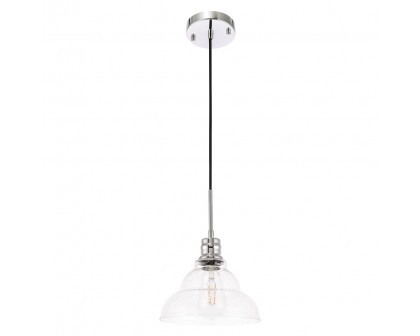 Elegant Pendant Light - Chrome, L 8.5" (LD6217C)