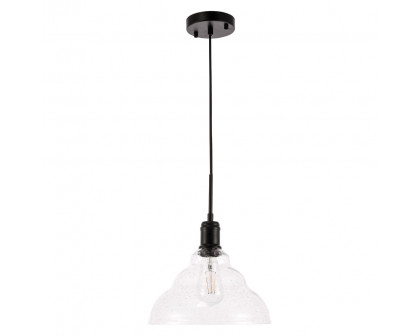 Elegant Pendant Light - Black, L 11" (LD6219BK)