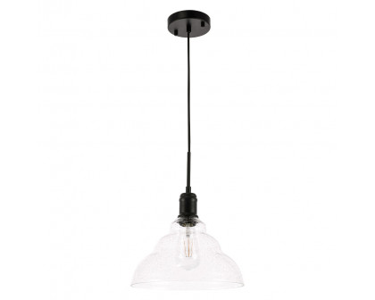 Elegant Pendant Light - Black, L 11" (LD6219BK)