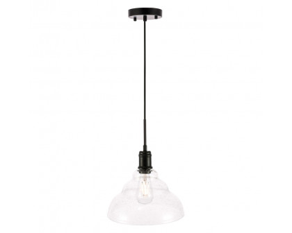 Elegant Pendant Light - Black, L 11" (LD6219BK)