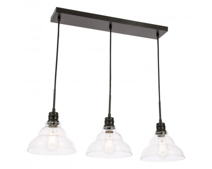 Elegant Pendant Light - Black, L 34.5" (LD6222BK)