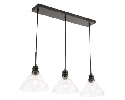 Elegant Pendant Light - Black, L 34.5" (LD6222BK)