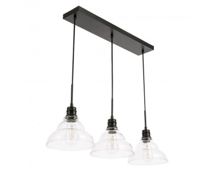 Elegant Pendant Light - Black, L 34.5" (LD6222BK)