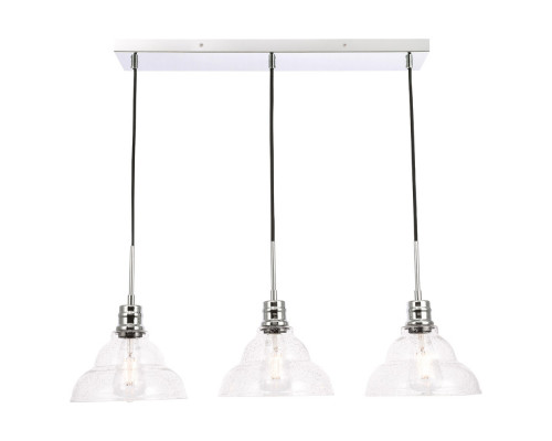 Elegant Pendant Light - Chrome, L 34.5" (LD6223C)