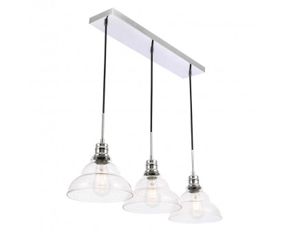 Elegant Pendant Light - Chrome, L 34.5" (LD6223C)