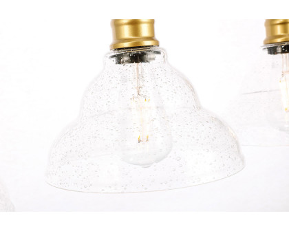 Elegant Pendant Light - Brass, L 34.5" (LD6224BR)