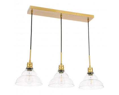 Elegant Pendant Light - Brass, L 34.5" (LD6224BR)