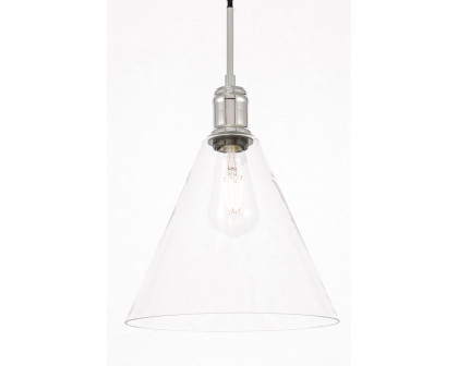 Elegant Pendant Light - Chrome, L 10" (LD6226C)