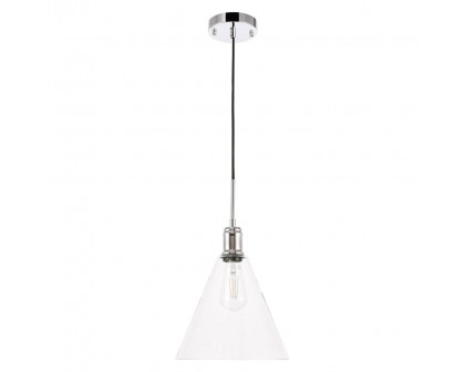 Elegant Pendant Light - Chrome, L 10" (LD6226C)