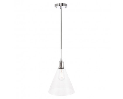 Elegant Pendant Light - Chrome, L 10" (LD6226C)