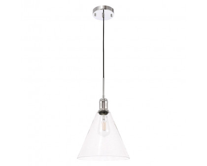 Elegant Pendant Light - Chrome, L 10" (LD6226C)