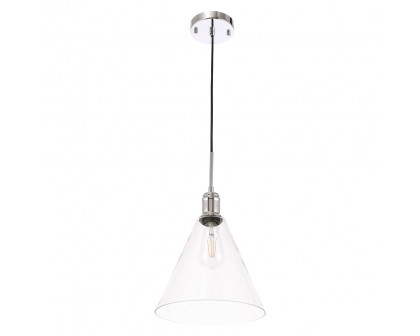 Elegant Pendant Light - Chrome, L 10" (LD6226C)