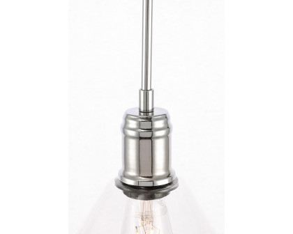 Elegant Pendant Light - Chrome, L 13.75" (LD6229C)