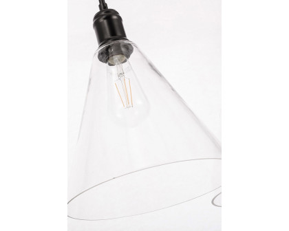 Elegant Pendant Light - Black, L 36" (LD6231BK)