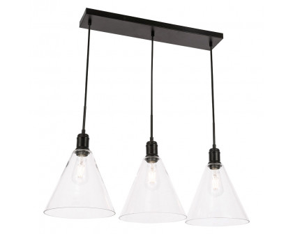 Elegant Pendant Light - Black, L 36" (LD6231BK)