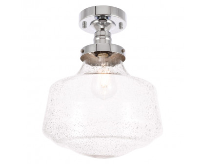 Elegant Flush Mount Light - Chrome, L 11" (LD6241C)