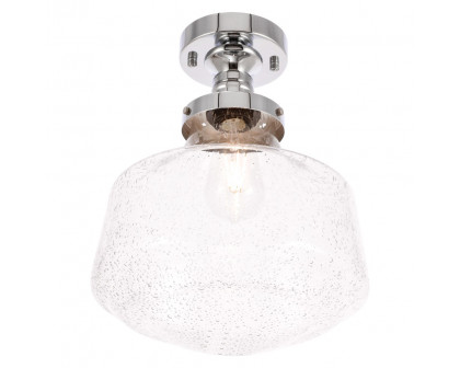 Elegant Flush Mount Light - Chrome, L 11" (LD6241C)