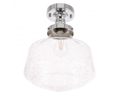 Elegant Flush Mount Light - Chrome, L 11" (LD6241C)