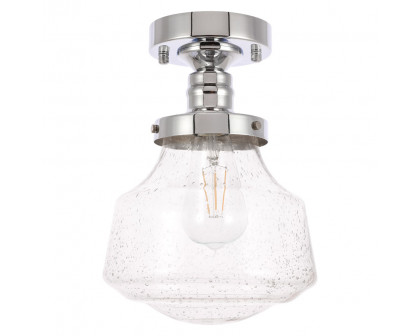 Elegant Flush Mount Light - Chrome, L 8" (LD6247C)