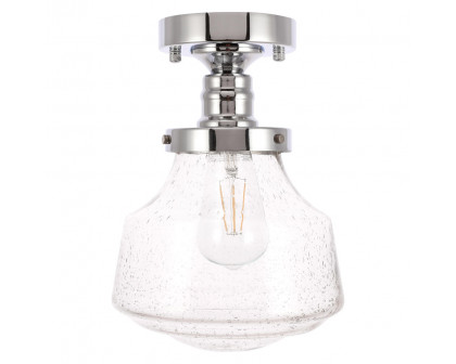 Elegant Flush Mount Light - Chrome, L 8" (LD6247C)