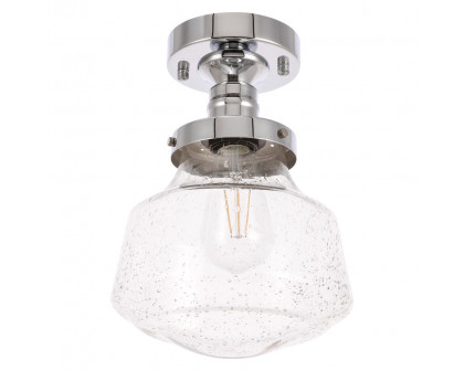 Elegant Flush Mount Light - Chrome, L 8" (LD6247C)