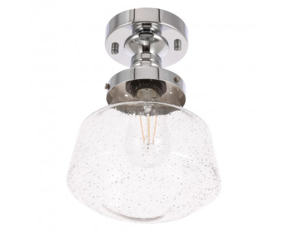 Elegant Flush Mount Light - Chrome, L 8" (LD6247C)