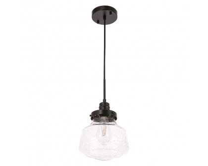 Elegant Pendant Light - Black, L 8" (LD6252BK)