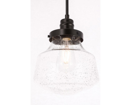 Elegant Pendant Light - Black, L 8" (LD6252BK)