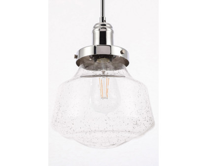 Elegant Pendant Light - Chrome, L 8" (LD6253C)