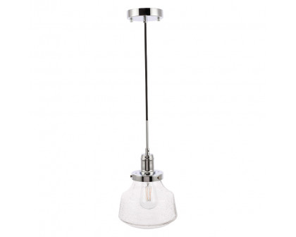 Elegant Pendant Light - Chrome, L 8" (LD6253C)