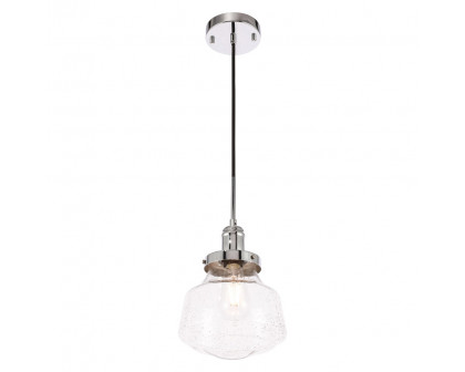 Elegant Pendant Light - Chrome, L 8" (LD6253C)