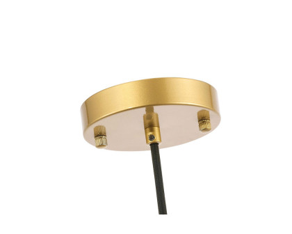 Elegant Pendant Light - Brass, L 8" (LD6254BR)