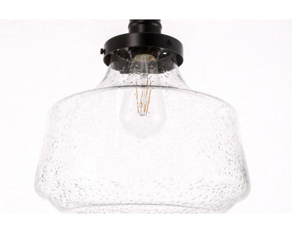 Elegant Pendant Light - Black, L 11" (LD6258BK)