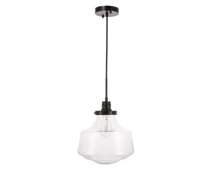 Elegant Pendant Light - Black, L 11" (LD6258BK)