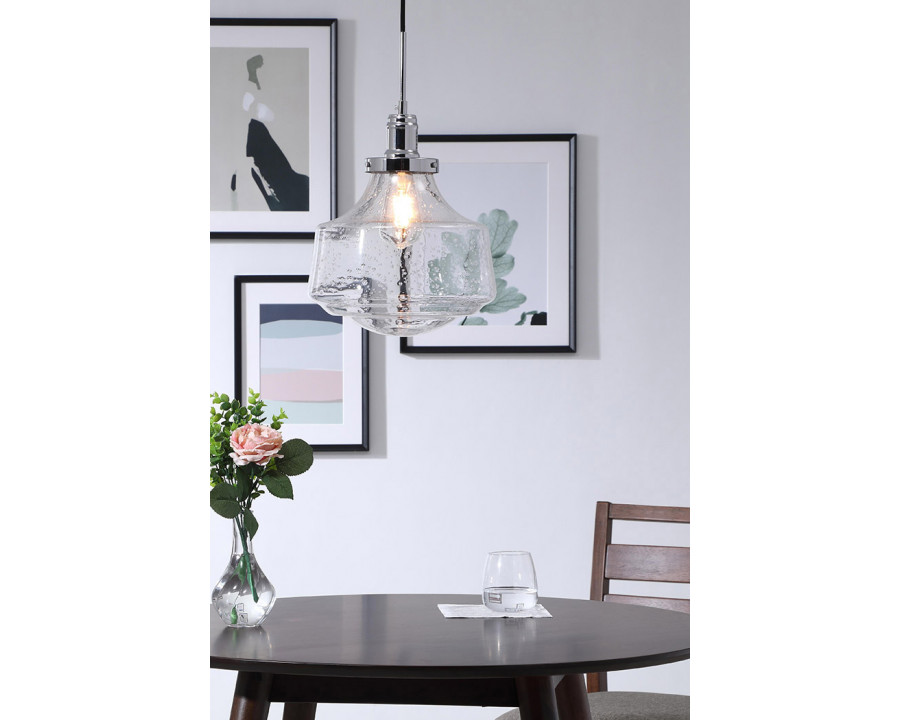 Elegant Pendant Light - Chrome, L 11" (LD6259C)