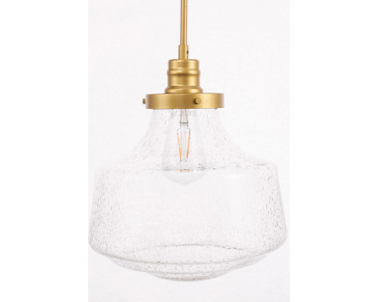 Elegant Pendant Light - Brass, L 11" (LD6260BR)