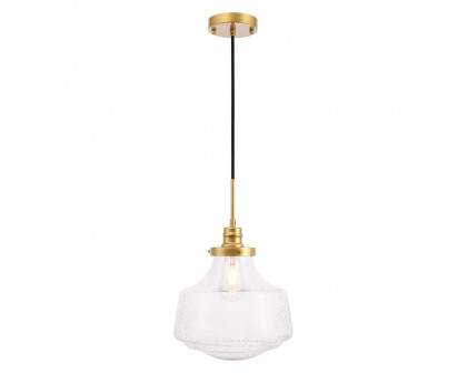 Elegant Pendant Light - Brass, L 11" (LD6260BR)