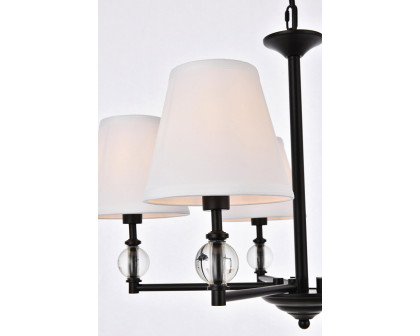 Elegant Bethany 5 Lights Pendant - Black (LD7024D25BK)