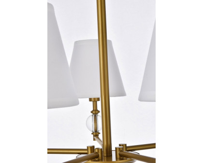 Elegant Bethany 5 Lights Pendant - Brass (LD7024D25BR)