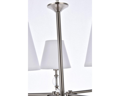 Elegant Bethany 5 Lights Pendant - Satin Nickel (LD7024D25SN)