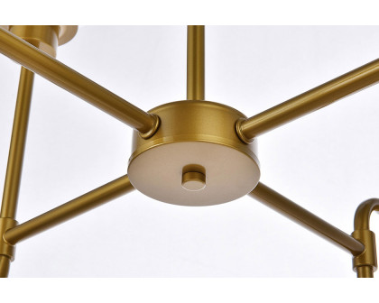 Elegant Hanson 8 Lights Pendant - Brass (LD7038D36BR)