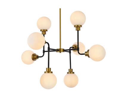 Elegant Hanson 8 Lights Pendant - Satin Nickel (LD7038D36BRB)