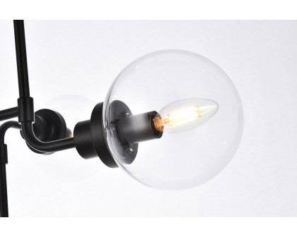 Elegant Hanson 8 Lights Pendant - Black (LD7039D36BK)