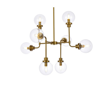 Elegant Hanson 8 Lights Pendant - Brass (LD7039D36BR)